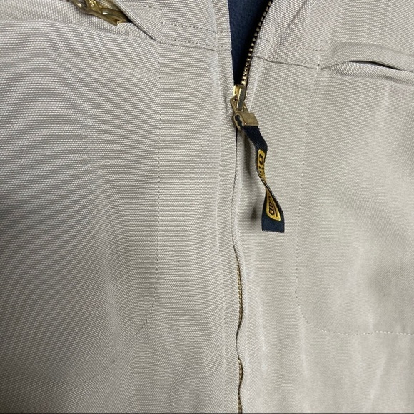 Ironclad fleece lined canvas work jacket zip XL - Picture 6 of 10